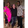 Vivica Fox, Ian Gelfand, 50 Cent on the set of 50 Central