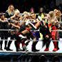 Nora Greenwald, Trish Stratus, Torrie Wilson, Maria Kanellis, Michelle McCool, Barbie Blank, C.J. Perry, Jessie McKay, Marina Shafir, Cassie McIntosh, and Adrienne Reese in WWE Evolution (2018)