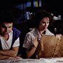 Debrah Farentino and Brian Robbins in Cellar Dweller (1988)