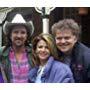 Executive Producer and writer Stephen J. Brackley, Markie Post and director David Winning on the set of Twice In A Lifetime (1999).