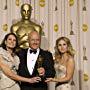 Sally Ledger, Kim Ledger and Kate Ledger accept the award on behalf of Heath Ledger for his performance by an actor in a supporting role, for his role in "The Dark Knight" (Warner Bros.) backstage during the live ABC Television network of the 81st Annual Academy Awards® from the Kodak Theatre, in Hollywood, CA Sunday, February 22, 2009.