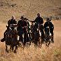 Eric Cantona, Jeffrey Dean Morgan, and David James in The Salvation (2014)