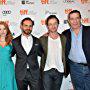 Ciarán Hinds, Ned Benson, James McAvoy, Jess Weixler, and Jessica Chastain at an event for The Disappearance of Eleanor Rigby: Him (2013)