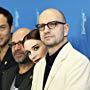 Jude Law, Steven Soderbergh, Rooney Mara, and Scott Z. Burns at an event for Side Effects (2013)