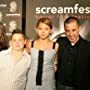 Michael Dougherty, Isabelle Deluce, Alberto Ghisi, and Samm Todd at an event for Trick 