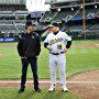 Philip Seymour Hoffman and Bennett Miller in Moneyball (2011)