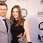 Jamie Spilchuk and Cat McCormick arrive at the premiere of The Birder. April 3, 2014 WINDSOR.