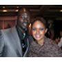 Djimon Hounsou and Tonya Williams