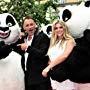 Toby Anstis and Anna Williamson at an event for Kung Fu Panda 3 (2016)