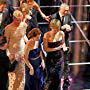 Robert De Niro, Amy Adams, Bradley Cooper, Paul Herman, Jeremy Renner, Elisabeth Röhm, and Jennifer Lawrence at an event for 20th Annual Screen Actors Guild Awards (2014)