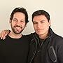 Actor Paul Rudd and director Andres Useche on the set of The Cove: "My Friend is..."