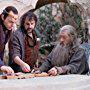 Peter Jackson, Ian McKellen, and Hugo Weaving in The Hobbit: An Unexpected Journey (2012)
