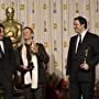 Winning the category Best documentary feature for "Man on Wire" (Magnolia Pictures), A Wall to Wall in association with Red Box Films Production Documentarian James Marsh, Simon Chinn and Philippe Petit poses backstage for the press with with the Oscar® after the announcement of the live ABC Telecast of the 81st Annual Academye Awards® from the Kodak Theatre in Hollywood, CA Sunday, February 22, 2009.