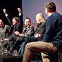 Bill Bailey, Joe Cornish, Kevin Eldon, Nick Frost, Simon Pegg, and Edgar Wright at an event for Hot Fuzz (2007)
