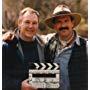 John Fox with Andrew Clarke on the set of Snowy River: The McGregor Saga (1993) close to the end of the series back in 1996 