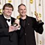 Michael Donovan and Michael Moore at an event for The 75th Annual Academy Awards (2003)