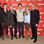 Paul Reiser, David Lancaster, Miles Teller, Couper Samuelson, John Cooper, Helen Estabrook, and Damien Chazelle at an event for Whiplash (2014)