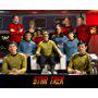 Wyatt Lenhart (Chekov), Grant Imahara (Sulu), Chuck Huber (McCoy), Vic Mignogna (Kirk), Todd Haberkorn (Spock), Kim Stinger (Uhura), Michele Specht (McKennah), Steven Dengler (Drake), Kipleigh Brown (Smith), Cat Roberts (Palmer), Chris Doohan (Scotty)