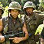 Robert Downey Jr., Ben Stiller, and Brandon T. Jackson in Tropic Thunder (2008)