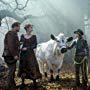 James Corden, Emily Blunt, Daniel Huttlestone, and Tug in Into the Woods (2014)