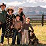 The Spivet Family, The Young and Prodigious Spivet. L-R Father (Callum Kieth Rennie),Dr. Clair( Helena Bonham Carter), Layton (Jakob Davies), Gracie (Niamh Wilson), T.S. (Kyle Catlet), Tapioca (Toxon Juteau)