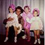 Rory Calhoun and wife Lita Baron with children, Cindy and Tammy C. 1963