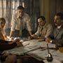 Michael Aronov, Mélanie Laurent, Oscar Isaac, Nick Kroll, and Greg Hill in Operation Finale (2018)