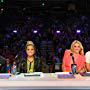 Britney Spears, Simon Cowell, L.A. Reid, and Demi Lovato in The X Factor (2011)