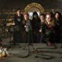 Jim Broadbent, Matthew Lewis, Emma Watson, Georgina Leonidas, Jessie Cave, Anna Shaffer, and Isabella Laughland in Harry Potter and the Half-Blood Prince (2009)