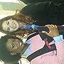 With Debra Messing on Mysteries of Laura