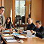 Julianna Margulies, Josh Charles, Ash Brannon, John Doman, Eddie Izzard, Emily Swallow, and Mandy Cox in The Good Wife (2009)