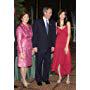 George W. Bush, Mandy Moore, and Laura Bush