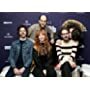 Virginia Newcomb, Andre Hyland, Daniel Scheinert, and Billy Chew at an event for The IMDb Studio at Sundance (2015)