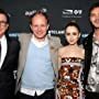 Stephen Colbert, Lily Collins, Dome Karukoski and Nicholas Hoult at the Montclair Film Festival special event for Tolkien.