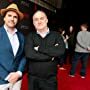 Jeph Loeb and Manuel Billeter at an event for Jessica Jones (2015)