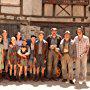 Christophe Barratier, Guillaume Canet, Laetitia Casta, Gérard Jugnot, Kad Merad, Ilona Bachelier, and Jean Texier in War of the Buttons (2011)