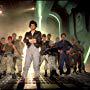 Bill Paxton, Sigourney Weaver, Michael Biehn, Lance Henriksen, Jenette Goldstein, Paul Reiser, Mark Rolston, Colette Hiller, William Hope, Daniel Kash, Al Matthews, Ricco Ross, Cynthia Dale Scott, Trevor Steedman, and Tip Tipping in Aliens (1986)