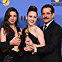 Tony Shalhoub, Marin Hinkle, Michael Zegen, and Rachel Brosnahan at an event for 75th Golden Globe Awards (2018)