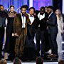 Paul Simms, Hiro Murai, Donald Glover, Brian Tyree Henry, Dianne McGunigle, and LaKeith Stanfield at an event for 74th Golden Globe Awards (2017)