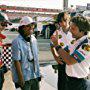 Breckin Meyer, Jeff Gordon, Justin Long, and Angela Robinson in Herbie Fully Loaded (2005)