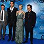 Sacha Baron Cohen, Andrew Scott, Leo Bill, Ed Speleers, and Mia Wasikowska at an event for Alice Through the Looking Glass (2016)