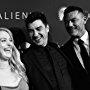 Daniel Brühl, Dakota Fanning, Jakob Verbruggen, and Luke Evans at an event for The Alienist (2018)