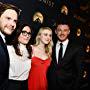 Daniel Brühl, Dakota Fanning, Luke Evans, and Sarah Aubrey at an event for The Alienist (2018)