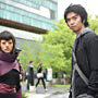 Toru Uchikado and Kiki Sukezane in Heroes Reborn (2015)