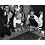 Hayley Mills with parents John Mills and Mary Hayley Bell in front of Grauman