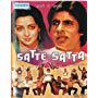 Amitabh Bachchan, Hema Malini, Shakti Kapoor, Aradhana, Vimal Sahu, Prema Narayan, Paintal, Asha Sachdev, Sudhir, Madhu Malhotra, Sachin Pilgaonkar, Kanwaljit Singh, and Ranjeeta Kaur in Satte Pe Satta (1982)