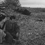 Shintarô Katsu and Yaeko Mizutani in The Tale of Zatoichi Continues (1962)