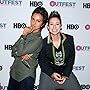 Fawzia Mirza and Lisa Donato at Outfest.