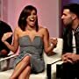 Eva Longoria on Xfinity Latino / Janicek Media set promoting her new NBC sitcom