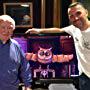 Voiceover session with Ed Asner as the the Owl in Nutcracker Suite.